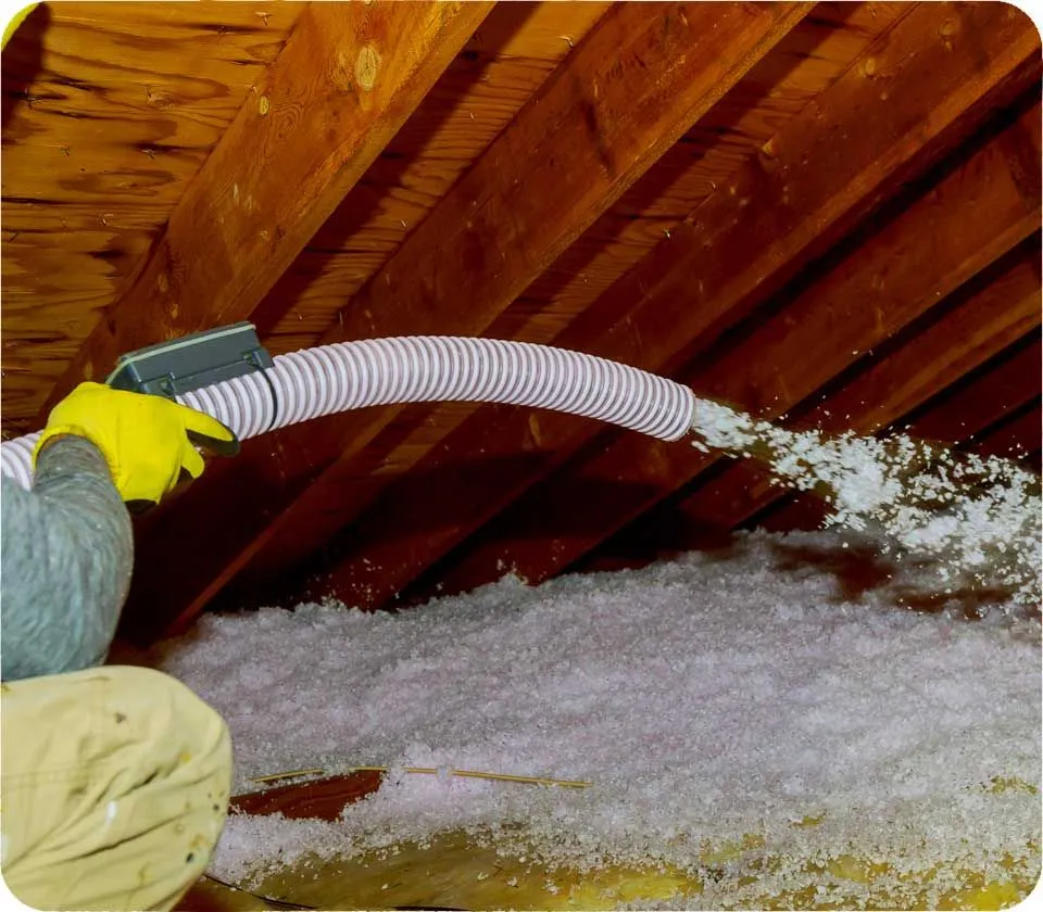Blown insulation service